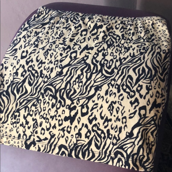 Sequin leopard mini skirt - Picture 3 of 4